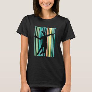 ハンドボール28誕生日女子プレーヤーチームモチカティ Tシャツ