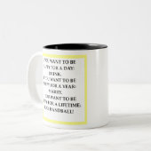 ハンドボール ツートーンマグカップ (正面左)