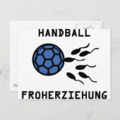 ハンドボール・フュエルツィーフンのアイコン ポストカード (正面/裏面)