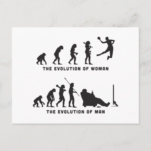 ハンドボール ポストカード (正面)