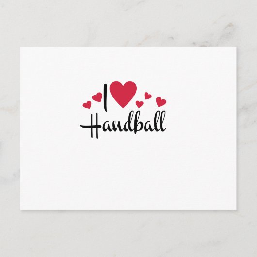 ハンドボール ポストカード (正面)