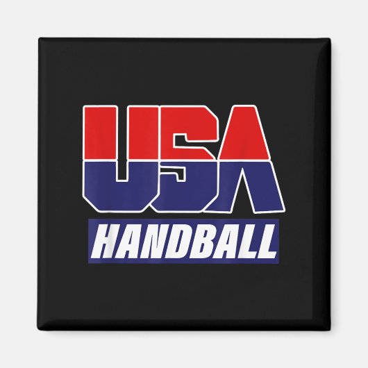 ハンドボール 2021 アメリカチーム マグネット (正面)