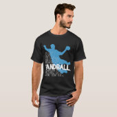 ハンドボー食べルスリープハンドボール反復文 Tシャツ (正面フル)