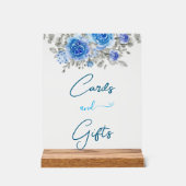 ハンドボ絵を描ホフローラブライダルシャワー アクリルサイン (正面)