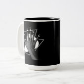 ハンドポーズミニマリスト ツートーンマグカップ (正面左)