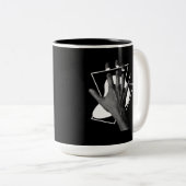 ハンドポーズミニマリスト ツートーンマグカップ (正面右)