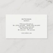 ハンドマクールイマンまたは自動整備士レンチ 名刺 (裏面)