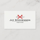 ハンドマクールイマンまたは自動整備士レンチ 名刺 (正面)