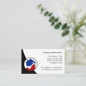 ハンドマクールモダンイマン建築 名刺 (スタンド正面)