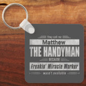 ハンドマグランジイマン型キパーソナライズされたーチェーン キーホルダー (正面)