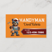 ハンドマニキュアベアカーペンターハウス修理備品 名刺 (正面)