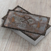 ハンドマニスプルマーヴィンテージラスティメタル建築 名刺