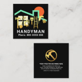 ハンドマニツール屋上旭日 スクエア名刺 (正面/裏面)