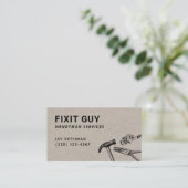 ハンドマニツール、ホーム改善KraftビジネスCa 名刺 (スタンド正面)