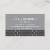 ハンドマニャンハウス修理サービスダークブリック 名刺 (裏面)