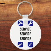 ハンドマニヤラウンドキーチェーン キーホルダー (裏面)