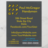 ハンドマニングフライヤー チラシ (裏面)