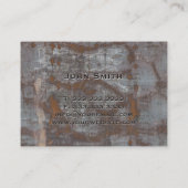 ハンドマニングリペアギアモノグラムヴィンテージラスティメタル 名刺 (裏面)