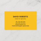 ハンドマニー修理サービスビッグハンマー修正マスター 名刺 (裏面)