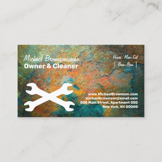 ハンドマニー修理メンテナンスビッグハンマー 名刺 (裏面)