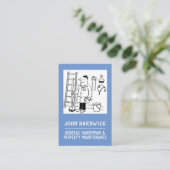 ハンドマンとプロパティの保守 名刺 (スタンド正面)