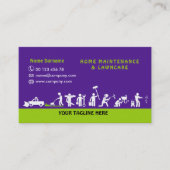 ハンドマンサービス、在宅保守、介護 名刺 (正面)