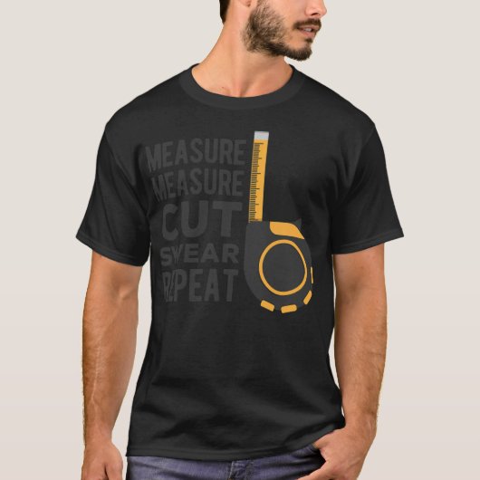 ハンドマンスメジャー刀剣繰り返し Tシャツ (正面)