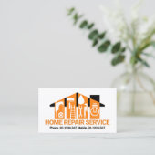 ハンドマンツールルーフ建物 名刺 (スタンド正面)