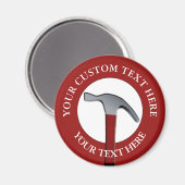 ハンドマンハンマーアイコン磁石 マグネット (正面/裏面)