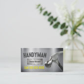 ハンドマンプロフェッショナルビッグハンマー金属鋼 名刺 (スタンド正面)