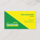 ハンドマン名刺-自宅用ビジネス 名刺 (裏面)