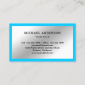 ハンドマン給水タップ金属製鋼配管工 名刺 (裏面)