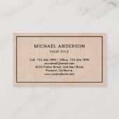 ハンドマン配管パイプレンチバーラップ配管工 名刺 (裏面)