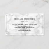 ハンドマン配管パイプレンチ白大理石配管工 名刺 (裏面)