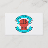 ハンドマン・フィスト・ロゴ 名刺 (正面)