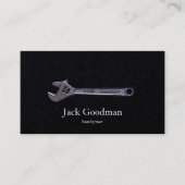 ハンドマン·レンチの黒い名刺 名刺 (正面)