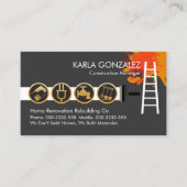 ハンドマ絵を描イツール付きラダーブラシ 名刺 (正面)