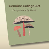 ハンドミドル図解入りの、写真付きのセンチュリーキノコセージ緑 ポストイット