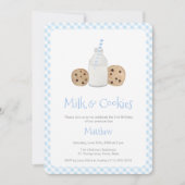 ハンドミ色彩の鮮やかク&クッキーボーイバースデーパーティー 招待状 (正面)