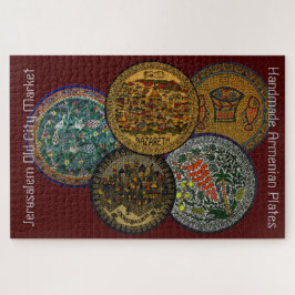 ハンドメイドのアルメニアの陶磁器のプレート ジグソーパズル