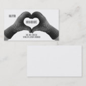 ハンドメイドのニットの名刺 名刺 (正面/裏面)