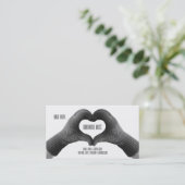 ハンドメイドのニットの名刺 名刺 (スタンド正面)