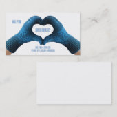 ハンドメイドのニットの名刺 名刺 (正面/裏面)