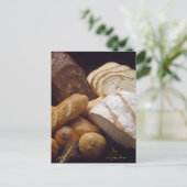 ハンドメイドのパンいろいろ ポストカード (スタンド正面)
