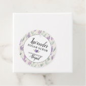 ハンドメイドのラベンダー バスソルトまたはシュガースクラブ フェイバータグ (インサイチュ)