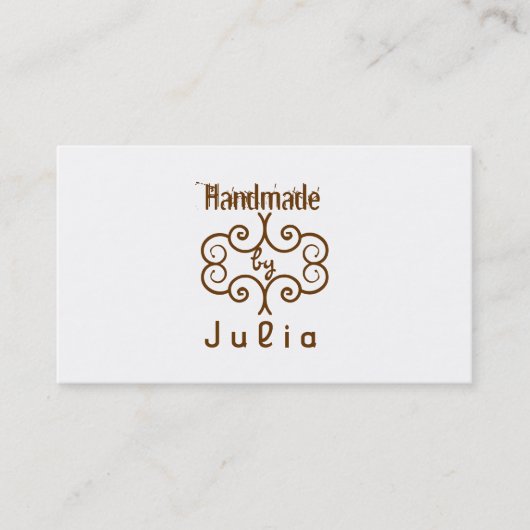 ハンドメイドの悪賢い名刺 名刺 (正面)