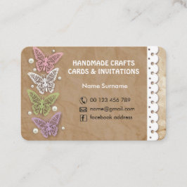 ハンドメイドの技術及び挨拶状 名刺