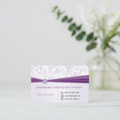 ハンドメイドの技術及び挨拶状 名刺 (スタンド正面)