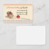 ハンドメイドの編み物 名刺 (正面/裏面)