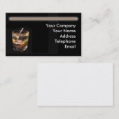 ハンドメイドの蝋燭の作成 名刺 (正面/裏面)